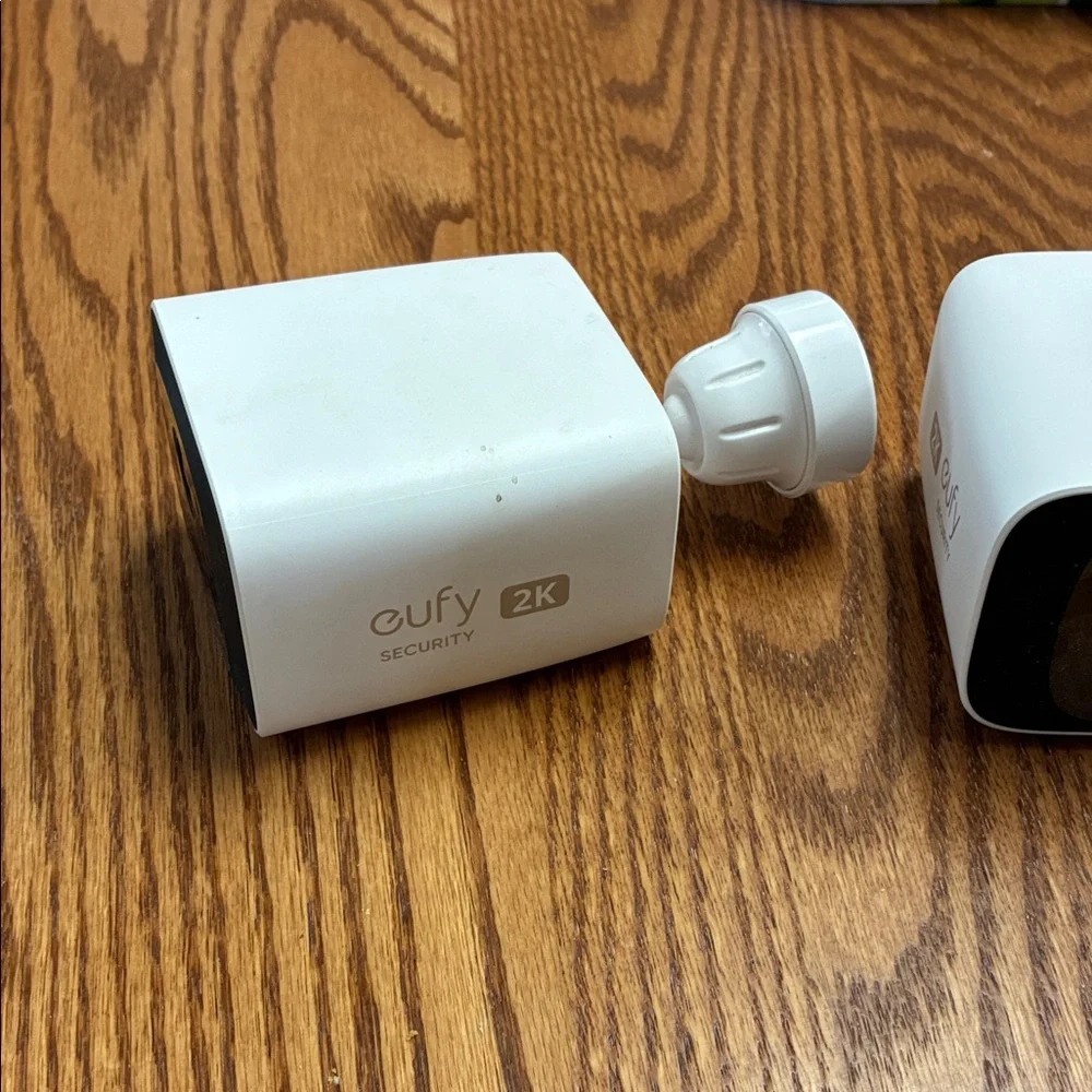 White Security Camera Set